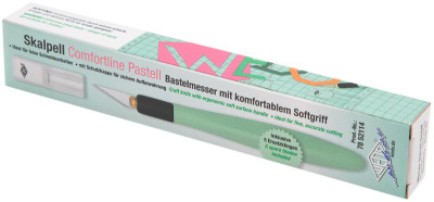 WEDO Scalpel Comfortline Pastell, longueur : 150 mm, menthe