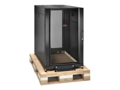APC : NETSHELTER SX 18U SRVR RACK ENC 600X1070MM W/ SIDES BLK SHOCK PA