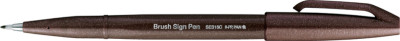 PentelArts Stylo feutre Brush Sign Pen SES 15, brun