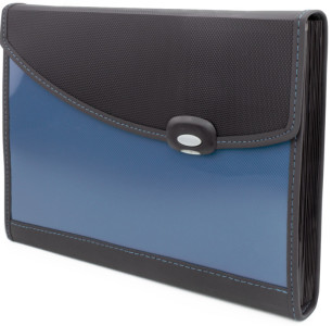 RAPESCO Fächermappe Designer, DIN A4+, 7 Fächer, blau