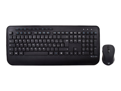 V7 : PRO WIRELESS combo Clavier souris it FULL SIZE/PALM REST ITALIAN it