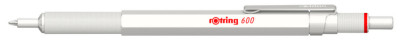 rotring Stylo à bille rétractable 600, rouge métallique