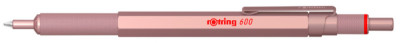 rotring Stylo à bille rétractable 600, bleu métallique