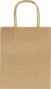 folia Sac en papier kraft, 180 x 80 x 210 mm, naturel