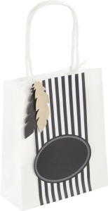 folia Sac en papier kraft, 125 x 50 x 150mm, naturel