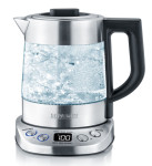 SEVERIN Tee-/ Wasserkocher WK 3473 DELUXE, Glas / Edelstahl
