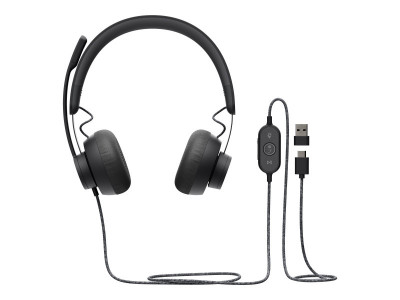 Logitech : ZONE WIRED - GRAPHITE - EMEA