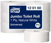 TORK Papier toilette grand rouleau Jumbo, 1 pli, blanc, 480m TORK Papier toilette grand rouleau Jumbo, 1 pli, blanc, 480m