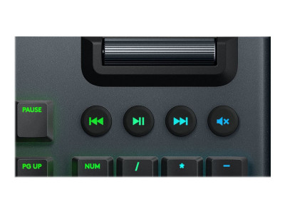 Logitech : G815 LIGHTSPEED RGB MECHAN.GAMI KEYB.GL TACTILE CARB.FRA fr