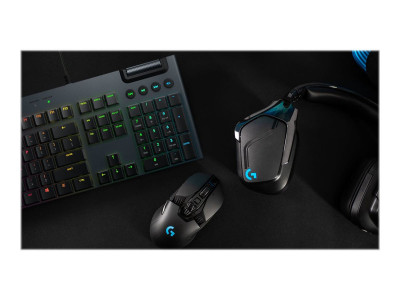 Logitech : G815 LIGHTSPEED RGB MECHAN.GAMI KEYB.GL TACTILE CARB.FRA fr