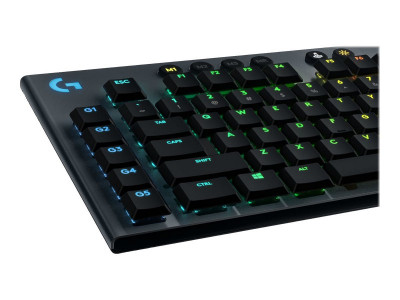 Logitech : G815 LIGHTSPEED RGB MECHAN.GAMI KEYB.GL TACTILE CARB.FRA fr
