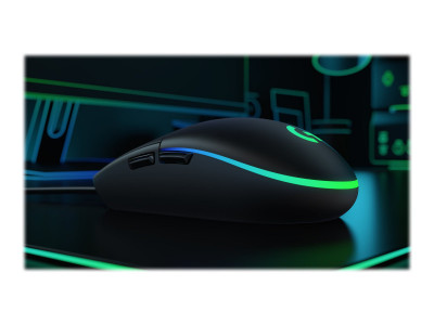 Logitech : G203 LIGHTSYNC GAMING MOUSE BLACK EMEA
