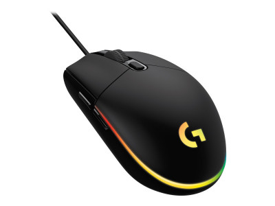 Logitech : G203 LIGHTSYNC GAMING MOUSE BLACK EMEA