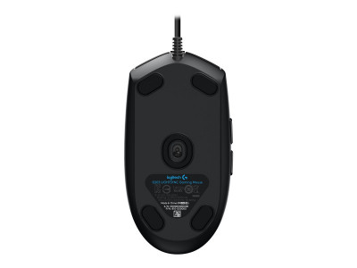 Logitech : G203 LIGHTSYNC GAMING MOUSE BLACK EMEA