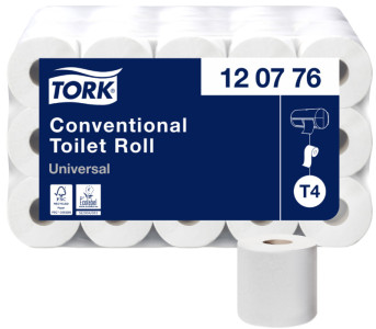 TORK Papier toilette, 2 plis, gros conditionnement, blanc