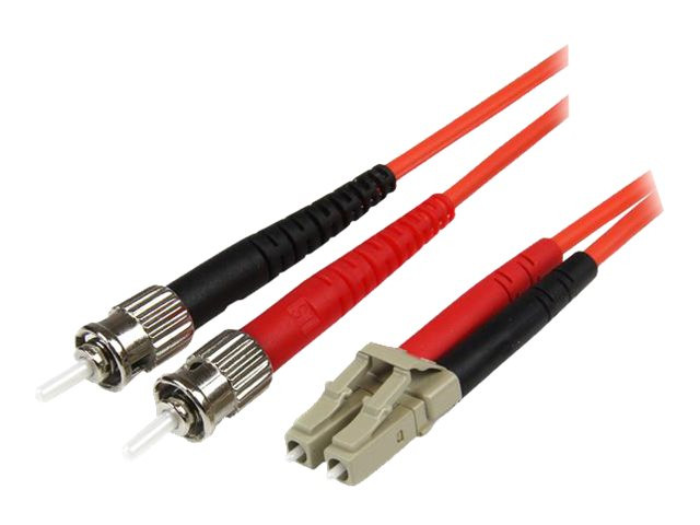 Startech : 10M MULTIMODE DUPLEX LC/ST FIBER OPTIC PATCH cable - 50/125