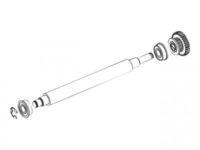 Honeywell : PLATEN ROLLER ASSY 4IN TAKE-UP