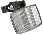 FISCHER Réflecteur avant pour vélo, fixation sur la potence FISCHER Réflecteur avant pour vélo, fixation sur la potence