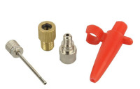 FISCHER Set d'adaptateurs pour pompe à air de vélo, 4 pièces FISCHER Set d'adaptateurs pour pompe à air de vélo, 4 pièces