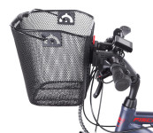 FISCHER Panier sur guidon pour vélo électrique, noir FISCHER Panier sur guidon pour vélo électrique, noir