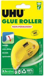 UHU Roller de colle Dry & Clean Roller, permanent