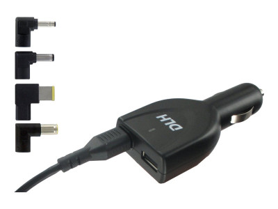 DLH : CAR CHARGER DLH MINI 90W LENOVO 100 PERCENT COMPAT 19V