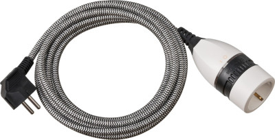 Rallonge Brennenstuhl, noir/blanc, 3,0 m