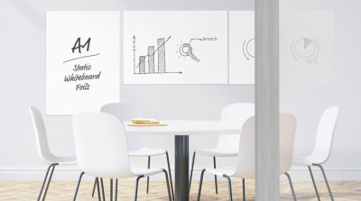 magnetoplan Film pour tableau blanc Static Whiteboard Foils