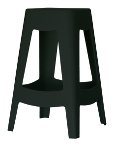 Tabourets PAPERFLOW BELLINI, lot de 5, hauteur d'assise : 460 mm, Noir