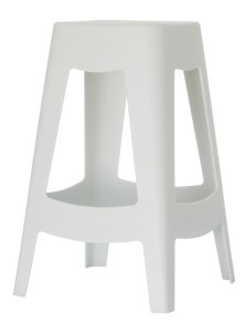 Tabourets PAPERFLOW BELLINI, lot de 5, hauteur d'assise : 460 mm, Noir