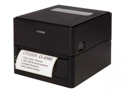 CITIZEN : CL-E300 PRINT POS CUT LAN USB SER BLK en PWR
