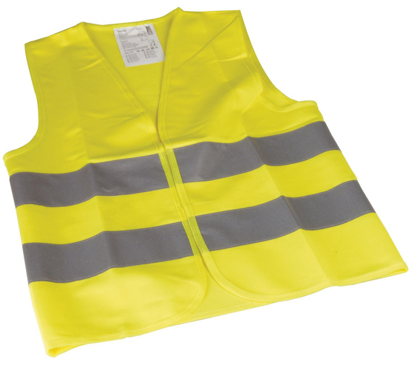 cartrend Gilet de sécurité pour enfants, EN1150, jaune