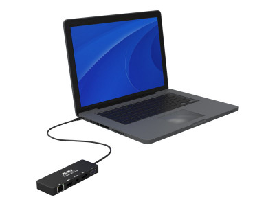 Port Technology : TRAVEL DOCKING STATION TYPE C USB TYPE C PORT SUPP HDMI OR VGA