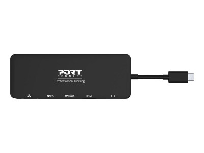 Port Technology : TRAVEL DOCKING STATION TYPE C USB TYPE C PORT SUPP HDMI OR VGA