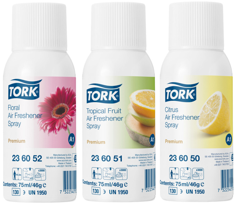 TORK Lufterfrischer-Spray Fruchtdruft, 75 ml