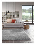 PAPERFLOW Tapis décoratif DOLCE, 1200 x 1700 mm, gris foncé