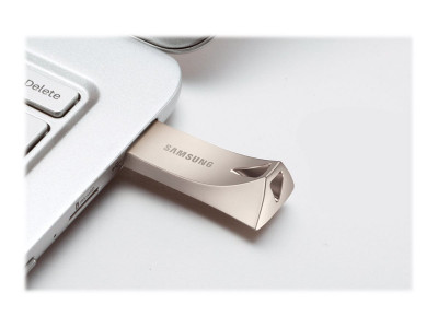 Samsung : BAR PLUS CHAMPAGNE SILVER 128GB