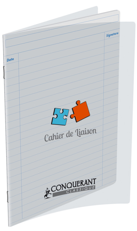 CONQUERANT CLASSIQUE Cahier de liaison, 170 x 220 mm