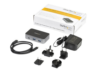 Startech : 3-PORT USB-C HUB avec LAN PORT 10GBPS - 2XA 1XC - POWERED