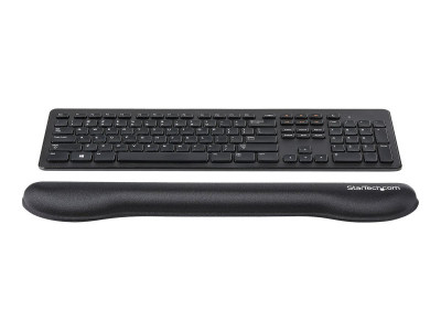Startech : GEL KEYBOARD WRIST REST - BLACK - ERGONOMIC - NON-SLIP DESIGN