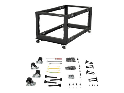 Startech : 8U OPEN FRAME RACK - 4 POST - 22-40IN ADJUSTABLE DEPTH