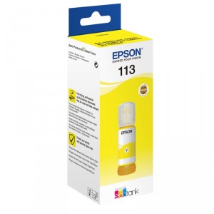 Epson 113 Bouteille d'encre pigment ECOTANK Jaune jusqu’à 6000 pages