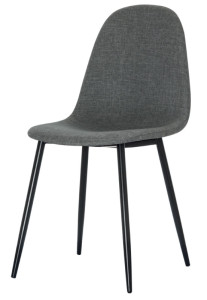 PAPERFLOW Chaise visiteur MUST, set de 2, safran