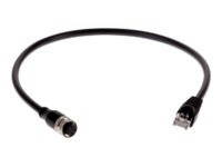 Axis : M12(F)-RJ45(M) cable 0.5M (1.6FT)