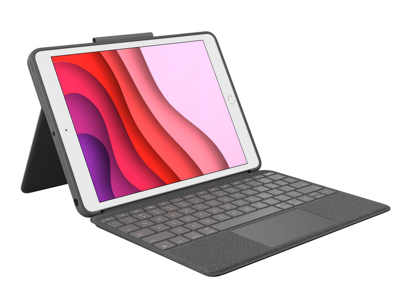 Étui clavier Bluetooth pour Ipad détachable Slim Cover Support de crayon  intégré