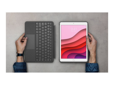 Logitech : COMBO TOUCH IPAD 7TH GEN GRAPHITE FRA CENTRAL fr