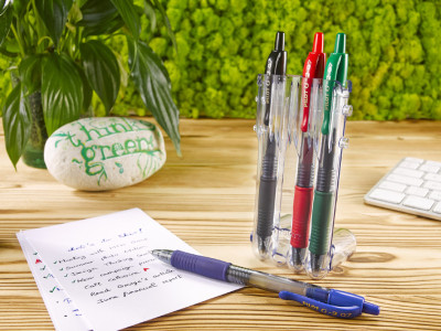 PILOT Stylo à encre gel G2 07 Set2Go, étui de 4