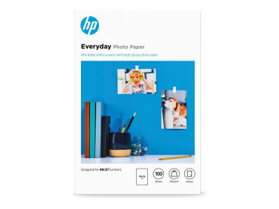HP : EVERYDAY GLOSSY Photo papier 100 SHT / 10 X 15 CM