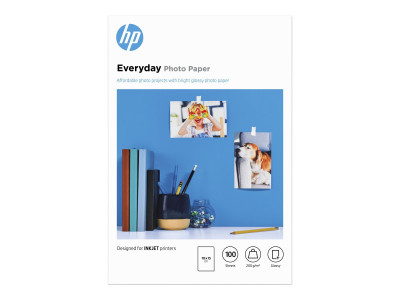 HP : EVERYDAY GLOSSY Photo papier 100 SHT / 10 X 15 CM