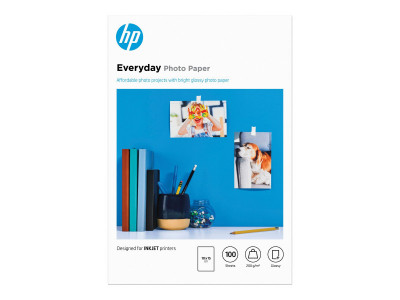 HP : EVERYDAY GLOSSY Photo papier 100 SHT / 10 X 15 CM